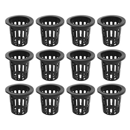 100 Pakke 2,36 Tommers Nettkopper Sporet Mesh Bred Leppesfilter Plante Nett Pott Bøtte Kurv For Hydroponisk