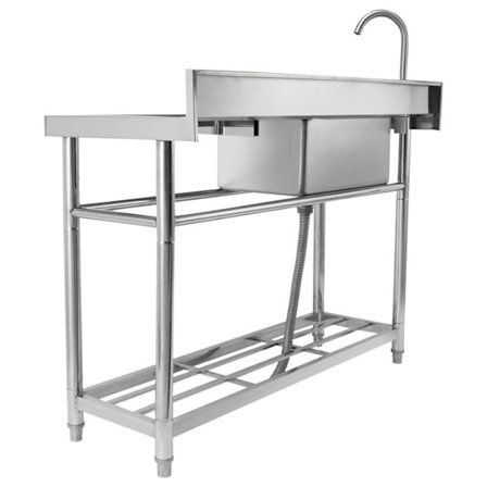Utility Sink - DUOKU - S3-1 - Stainless Steel - 1 Bowl - 119.4 x 50 x 95 cm