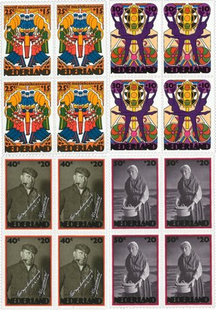 Holland 1974 - NVPH 1046-1049 - 4-blokke - Postfrisk