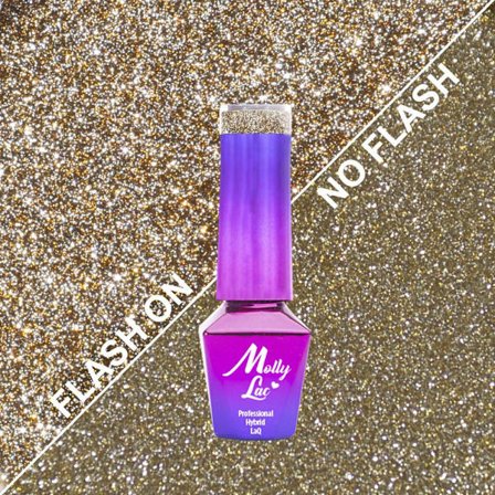 Mollylac - Gel polish - Blinkende lys - 611 5ml
