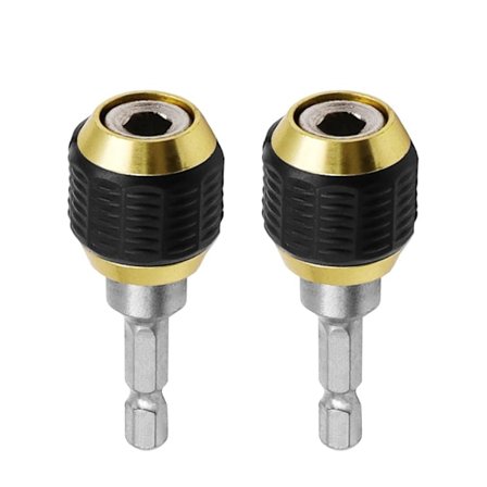 2 stk 1/4 tommers sekskant skaft borbit forlengelse skrutbit holder