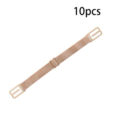 10stk BH Stropp Rygg Haspholdere KAFFE