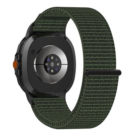 Nylonarmband Samsung Galaxy Watch 8 Classic Mörkgrön