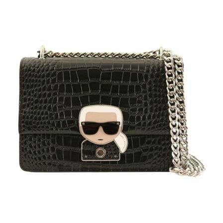 Karl Lagerfeld, Crossbody Zwart, Dames, Maat:ONE Size
