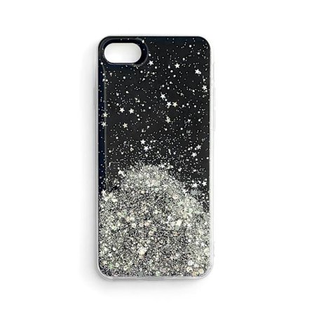 Wozinsky Star Glitter Shining Skal Galaxy A42 - Svart