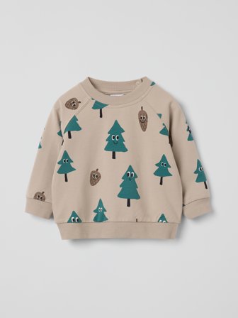 Polarn O. Pyret - Sweatshirt for baby - 74 - Childrenswear - beige