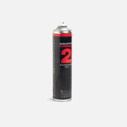 Molotow Coversall 2 Bitumen Black Matt 600 ml