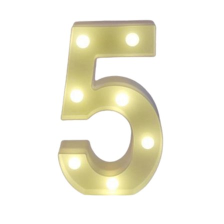 LED Bogstav Lys Stor Dekorativ Havelampe til Udendørs Brug