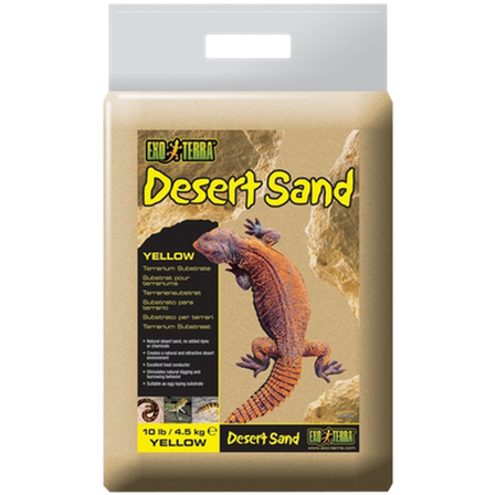 Exoterra - Ørkensand - Substrat til ørkenterrarier Gul 4,5 kg - Reptil - Bunnmateriale - Ørkensand og reptilsand - ZOO.no