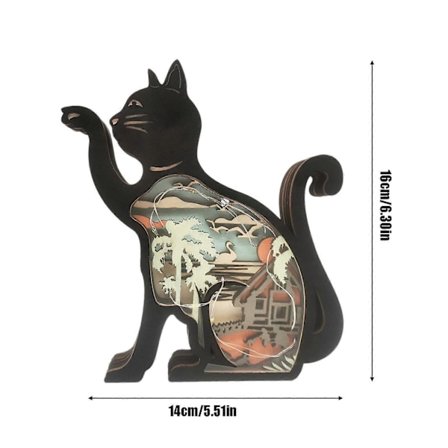 Tre Dyrefigurer Trepynt 3D Kanin Hjemmedekorasjon Påskehare Utskjæring Pendat