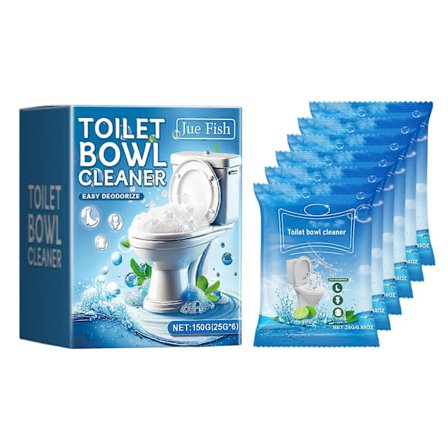 Kraftfuld toiletrens til afkalkning, deodorisering, 360 graders allround rengøringspulver til kontorbrug