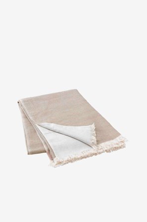 Blomus - Pläd Nea 130 x 180 cm - Beige - Filtar & plädar - 130X180 - Från Homeroom