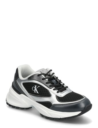 Calvin Klein Hike Runner Lace Up Mesh Mix Met - Black - 37
