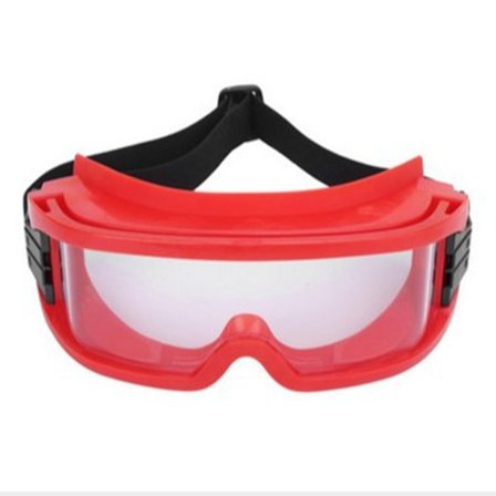 Vernebriller laget av flammehemmende materialer, egnet for å hindre støv, røyk, sprut og sand