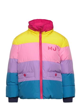 Puffer Jacket Fôret Jakke Multi/mønstret Little Marc Jacobs*Betinget Tilbud