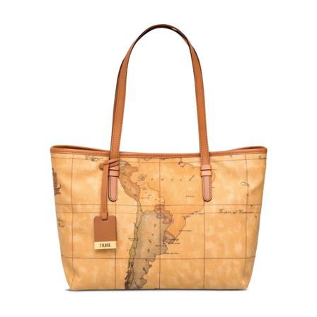 Alviero Martini 1a Classe, Shopping Bag Grande Geo Classic Bruin, Dames, Maat:ONE Size