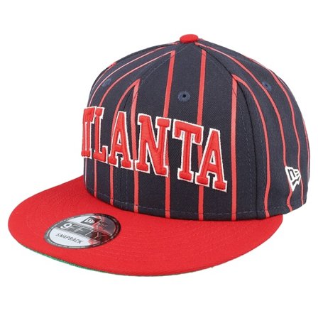 New Era - MLB Ble snapback Czapka Z Daszkiem - Atlanta Braves 9FIFTY Cityarch Navy/Red Snapback @ Hatstore