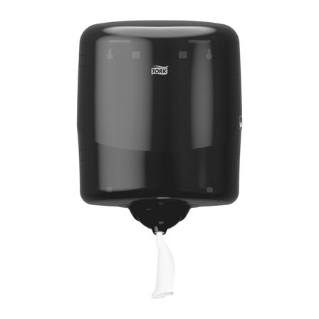 TORK Dispenser Reflex M4 centrummatad svart - Lyreco - Städ och hygien - Toalettpapper och torkpapper - Hållare - Torkrullar