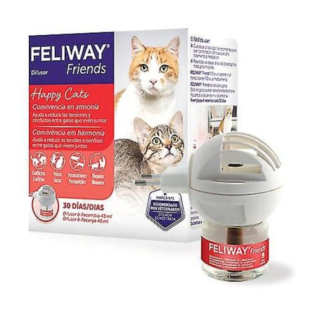 Feliway Friends Diffuser + Refill (katter, träningshjälpmedel, anti-stress)