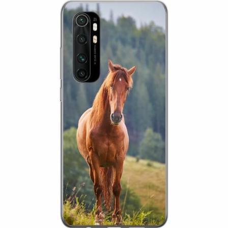 Xiaomi Mi Note 10 Lite Genomskinligt Skal Hästar