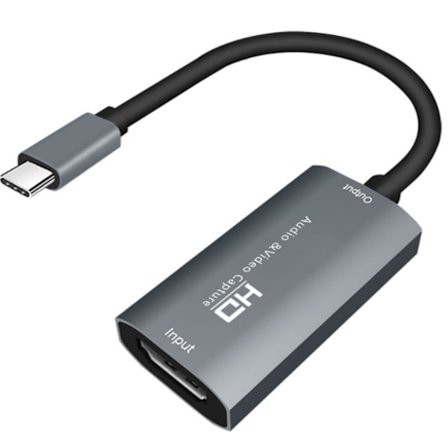 INF Videooptagelseskort / USB-C til HDMI-kompatibel adapter
