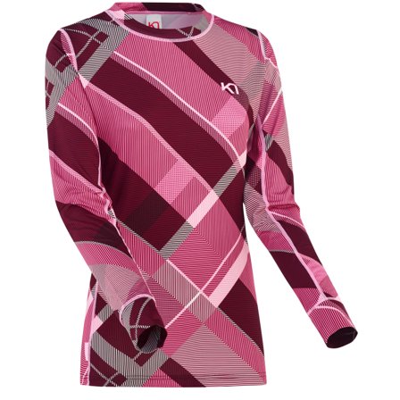 Kari Traa Women's Fantastisk Long Sleeve Women base layer tops Pink M