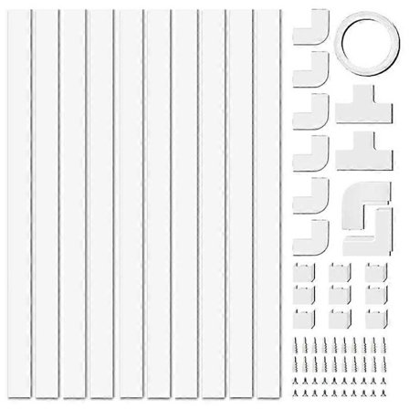 4M Elektrisk Kabelkanal, Kabelgemme på Væg til En Ledning, Malbar PVC Kabelkanal, Kabel Tr