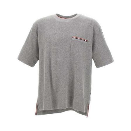 Thom Browne, T-Shirts Grijs, Heren, Maat:L