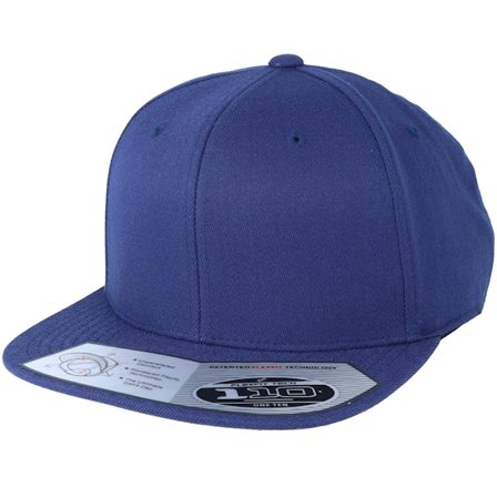 Yupoong - Modrá snapback Kšiltovka - Lux Navy 110 Snapback @ Hatstore