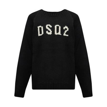 Dsquared2 Strik Sort, Herre Strik, Størrelse: L