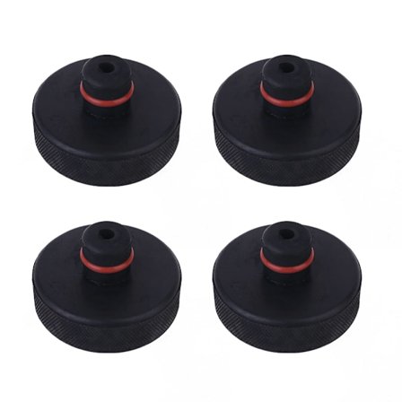 4 st Domkraftsstöd Pad Adapter Slitsad Skydd för
