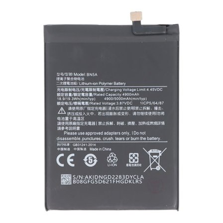 Ersättningsbatteri för Poco M3 Pro 5G Li-Polymer 3,87V 5000mAh 19,35Wh