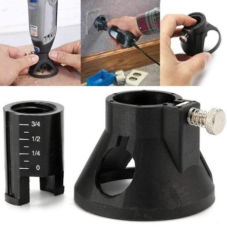 Rotary Multi-Tool Skärguide HSS Router Borr Bit Kit Tillbehör för Dremel