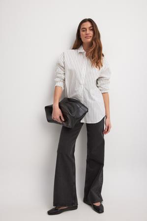 Amanda MPN x NA-KD Chemise oversize en coton à rayures - Chemises - Stripe - EU 40