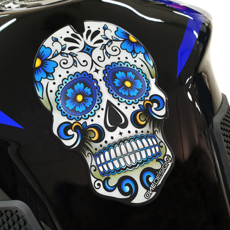 Almohadilla Depósito OneDesign Skull Domed Zones