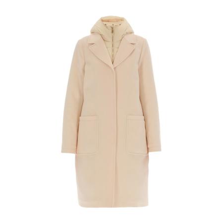 Woolrich Kuna Park 2-and-1 Hvid, Dame Parka