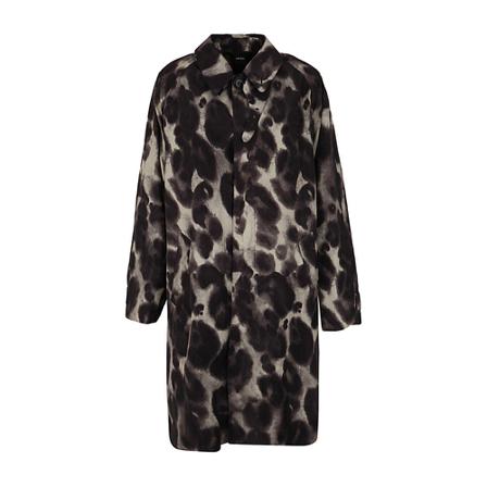 Aspesi, Single-Breasted Coats Zwart, Dames, Maat:XS