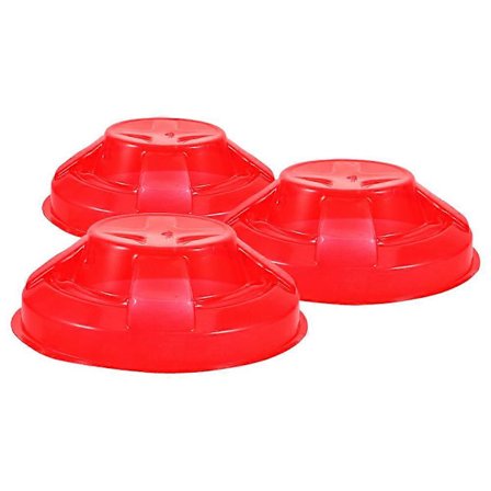 3 stk. Røykvarslerbeskytter Brannalarmdeksel Røykvarslerdeksel for matlaging og baking