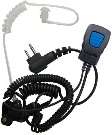 Lafayette Miniheadset Security Öronmussla 2,5+3,5mm Vinklad Mindre Mellanrum