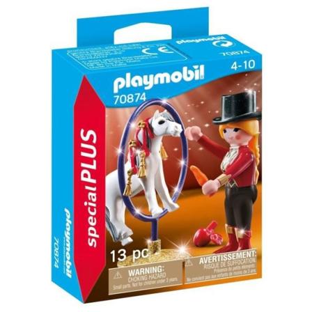 PLAYMOBIL - 70874 - Kunstner med pony - Special Plus karakter - Tilbehør - Børnelegetøj Flerfärgad