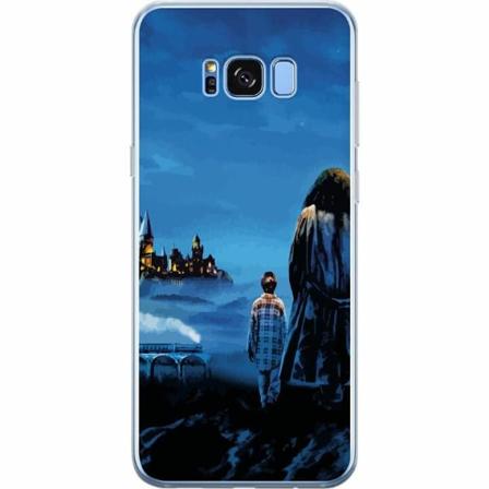 Samsung Galaxy S8+ Genomskinligt Skal Harry Potter Hogwarts Le