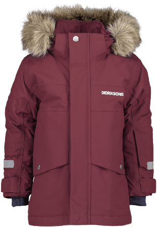 Didriksons Björnen Kids Parka Ytterplagg Unisex Röd 100