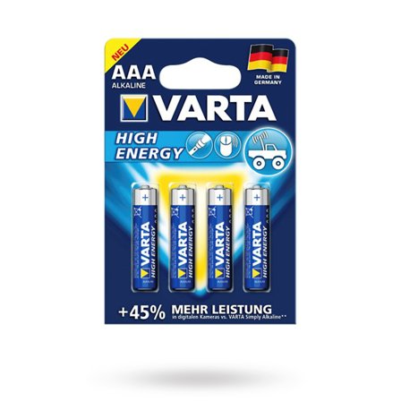 Varta AAA Batterier 4-pack - Sexleker Vuxen: Tilbehør - Sexleker Vuxen: Rollespill
