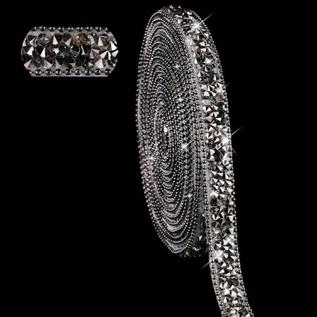 3 jaardia hartsi strassi nauhat itseliimautuva timantti joulu nauha kristalli nauharulla glitter hartsi timanttivyö strassi nauha