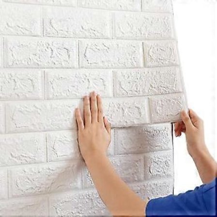 10 kpl Vaahtomuoviseinälaattoja 70x77cm Tiilikuvioiset seinätarrat Seinäpaneelit Itsekiinnittyvä vedenpitävä tiilitapetti keittiöön kylpyhuoneeseen 