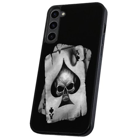 Samsung Galaxy S23 Plus - Deksel/Mobildeksel Dødningehode Kortstokk