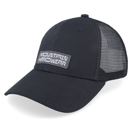 Mountain Hardwear - Svart trucker Caps - Typography Hat Black Trucker @ Hatstore