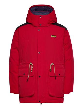 Ciesse Piumini Cp Montana 4 Pocket Parka W Detachable Hooded Röd