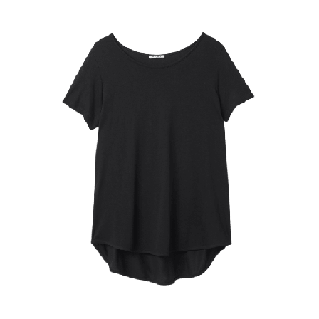 Wera T-shirt med båtringning FREDRIKA T-shirts & toppar Dam Svart L