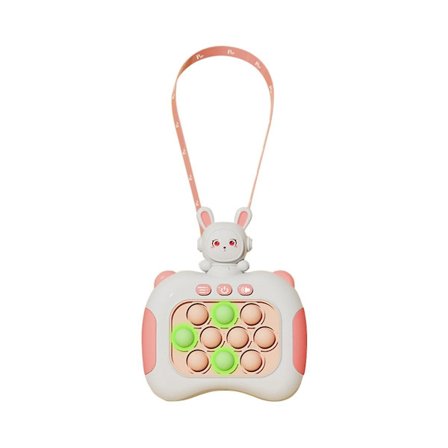 Snabbt tryck bubbelspel Fidget Game Handtag Anti-stress leksaker med LED-spelmaskin lindra stressleksak